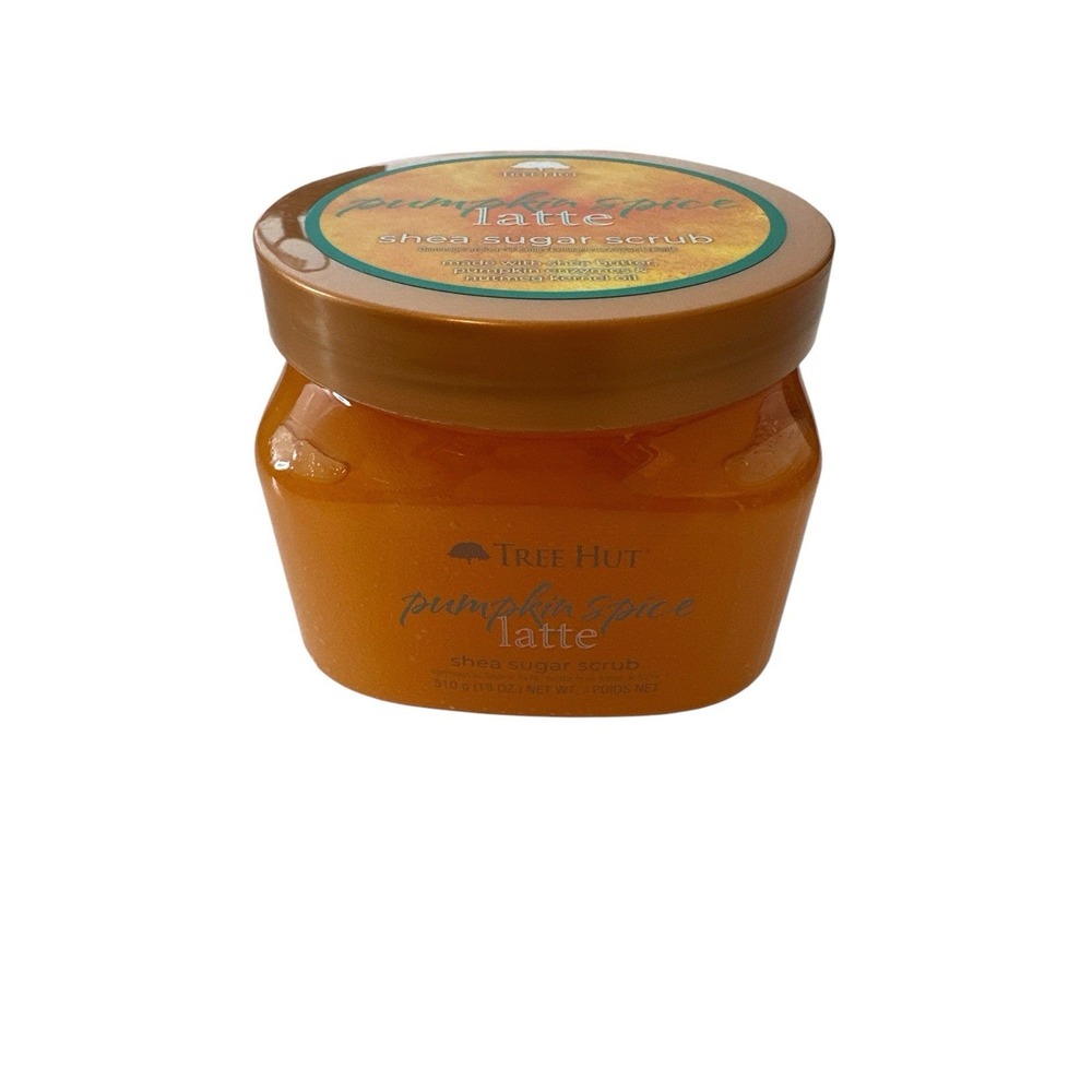 Tree Hut Pumpkin Spice Latte Shea Sugar Scrub 18 oz NEW